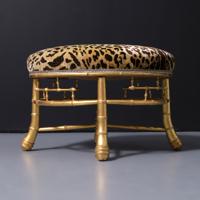 English Aesthetic Faux-Bamboo Ottoman - Sold for $2,432 on 10-11-2026 (Lot 754).jpg